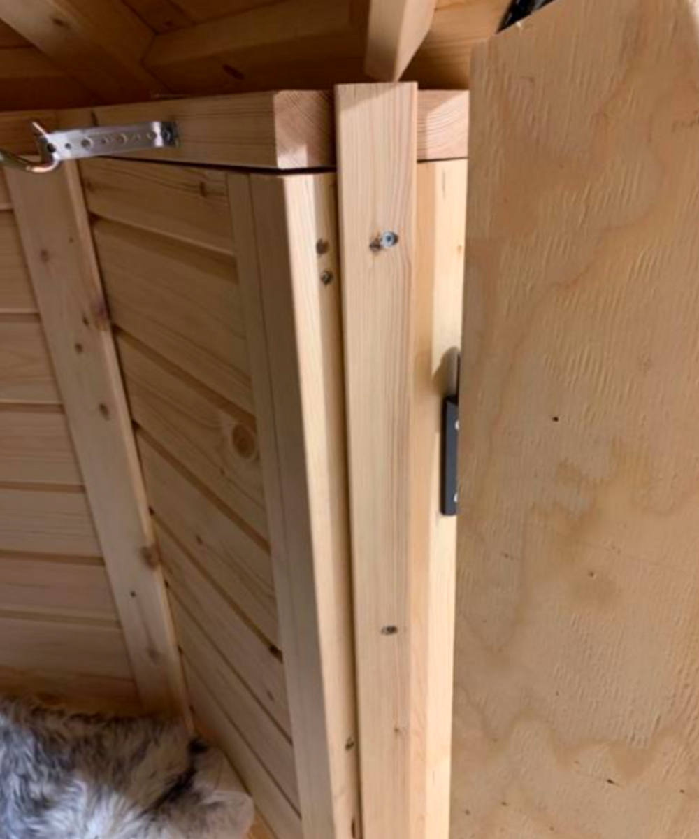 Dør til Gapahuk / Shelter 15 m2