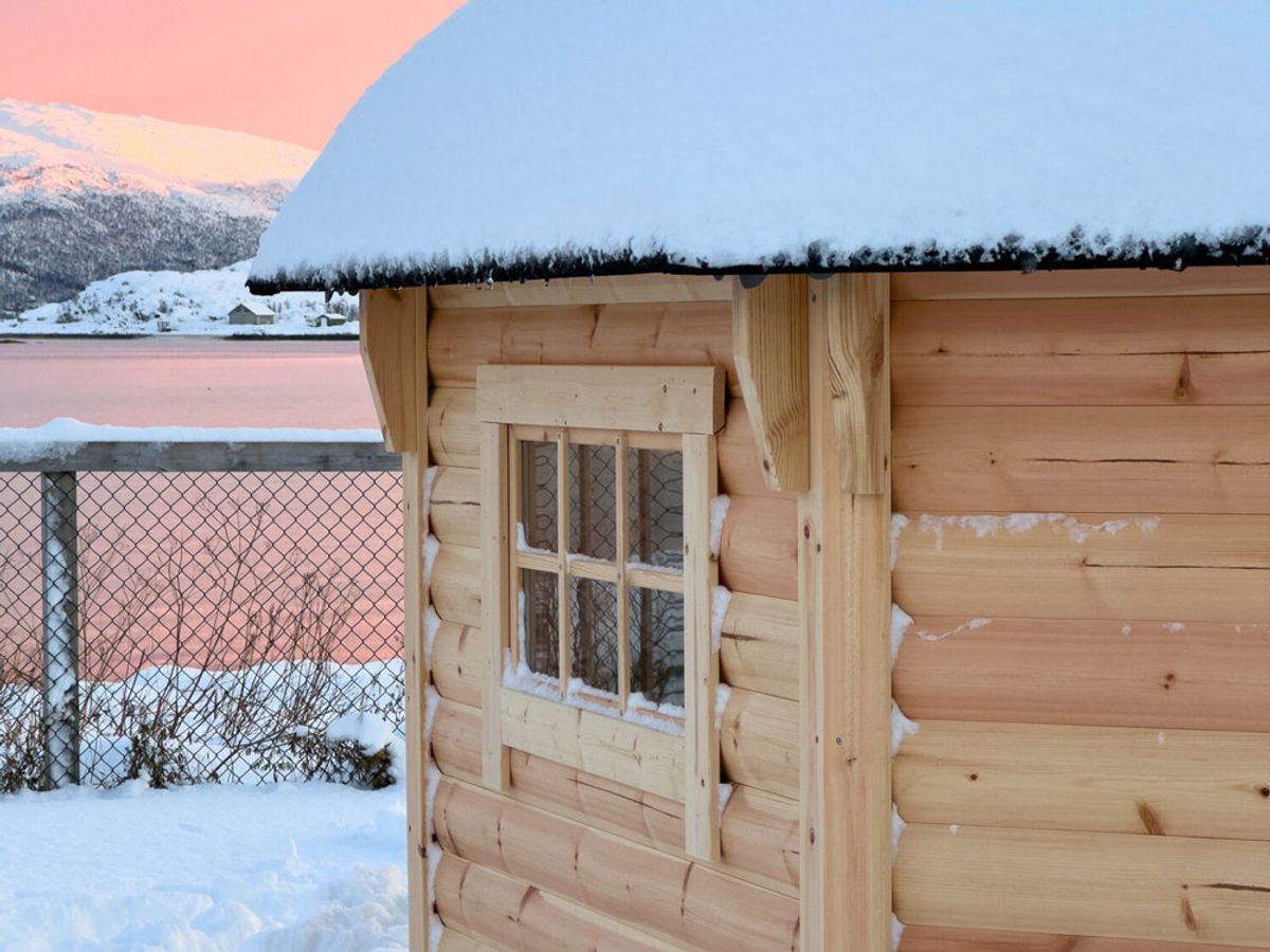 Grillhytte 17 Royal - Buet væg