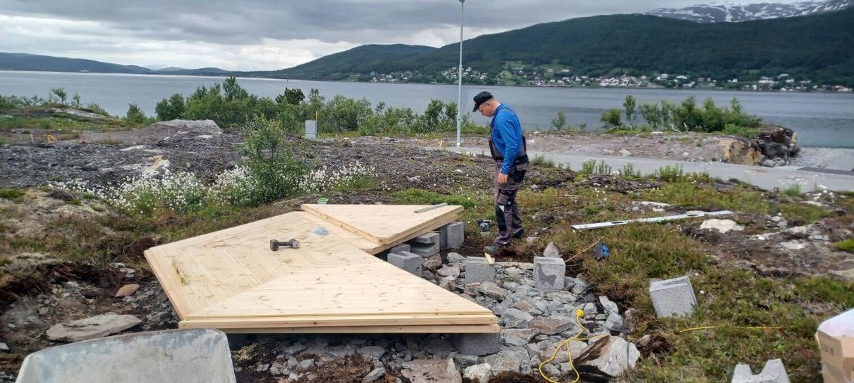 Grillhytte Royal 10 - Ret væg